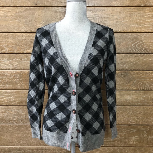 Madewell Sweaters - ☀️Madewell [Wallace] Check Boyfriend Cardigan